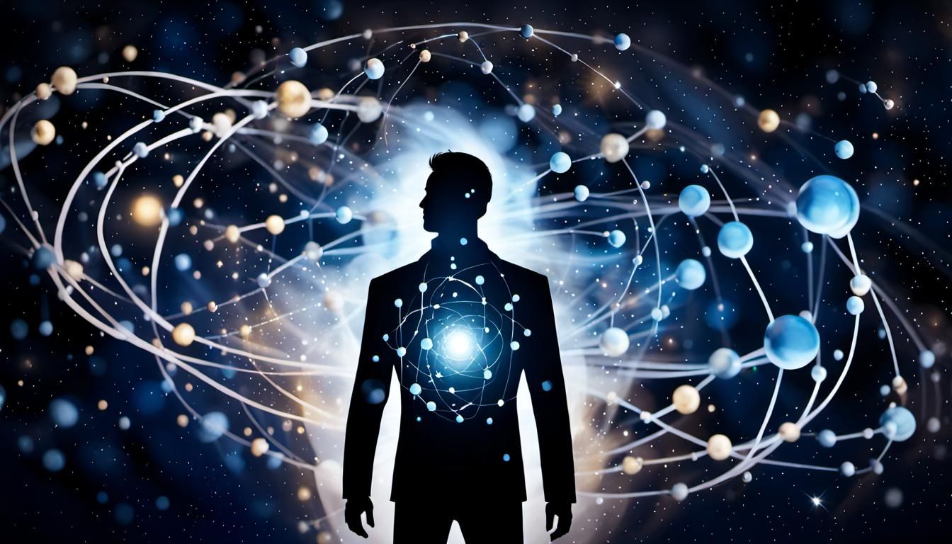 Silver Silhouette Ascends in Interdimensional Nexus