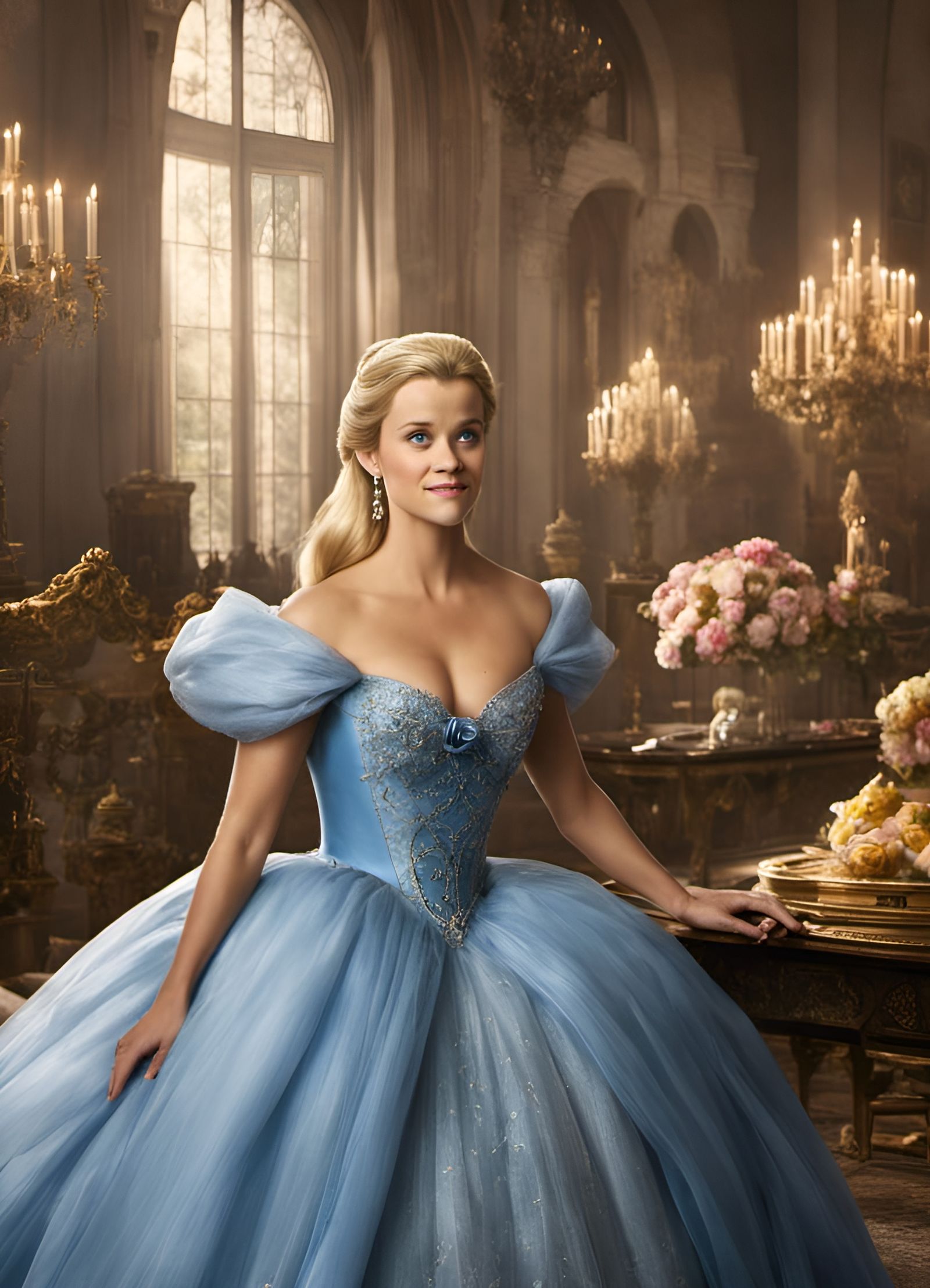 Reese Witherspoon as Disney Princess Cinderella