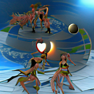 Celestial Dancers in 3D