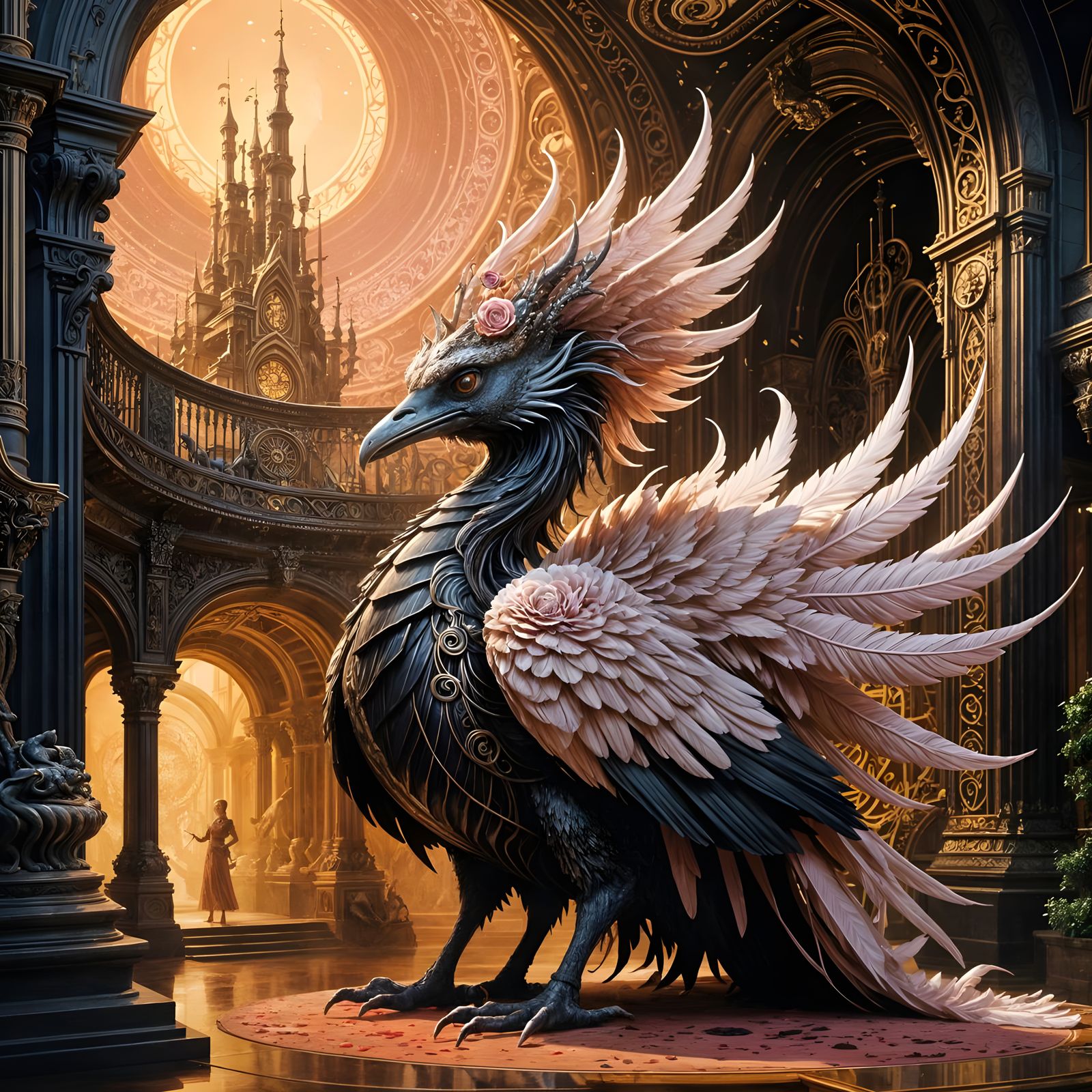 Enchanted Menagerie Orchestra in Vibrant Fantasy Style