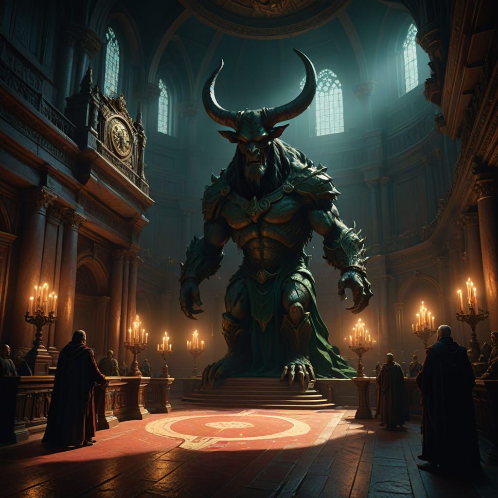 The Devil and Daniel Webster in Mystic Courtroom