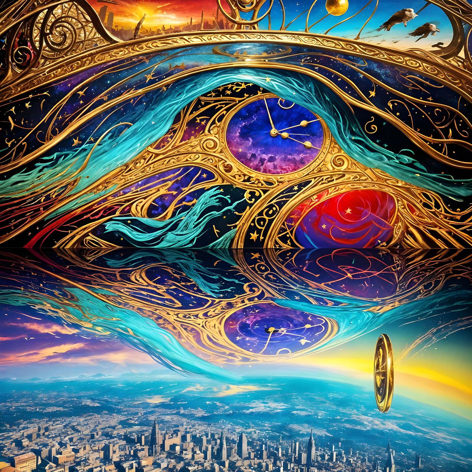 Surreal Forgiveness Concept Art: Strength and Absolution