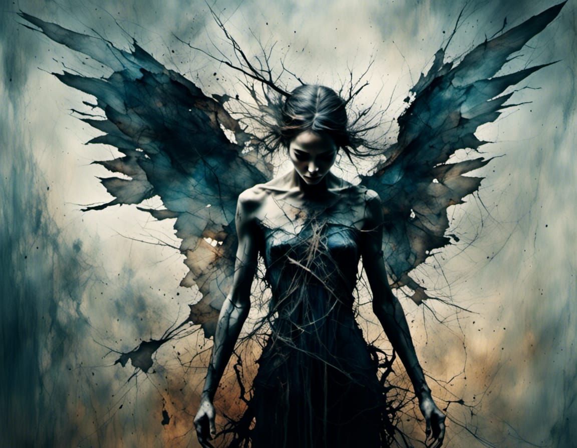 Avenging Angel in Photographic Art