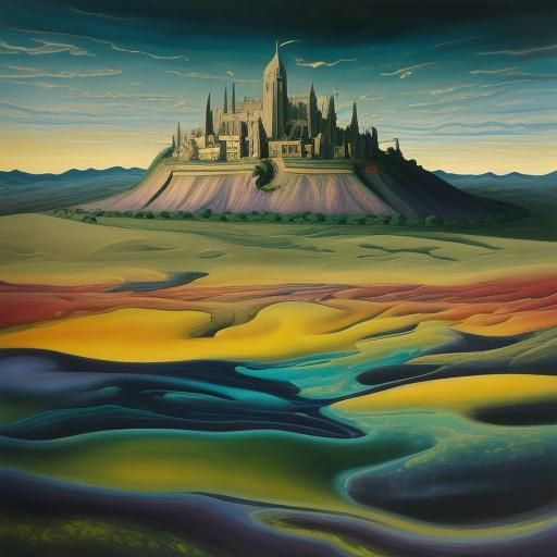 Surreal Landscape Melts Under Salvador Dali's Dreamlike Brus...