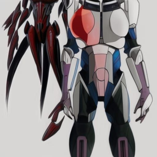 Logan from Mass Effect in Anime Pixar Style