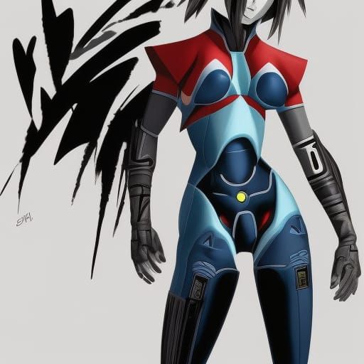 Epic Anime-Style Mass Effect in a Futuristic Vibe