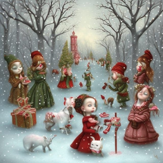 Enchanting Winter Wonderland Scene