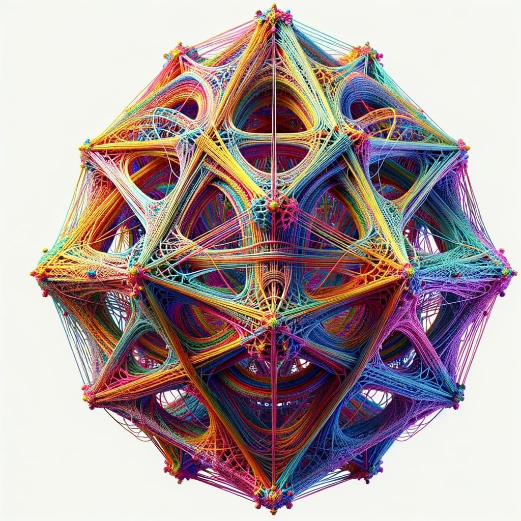 Mysterious Alien Artifact in Intricate Threadwork