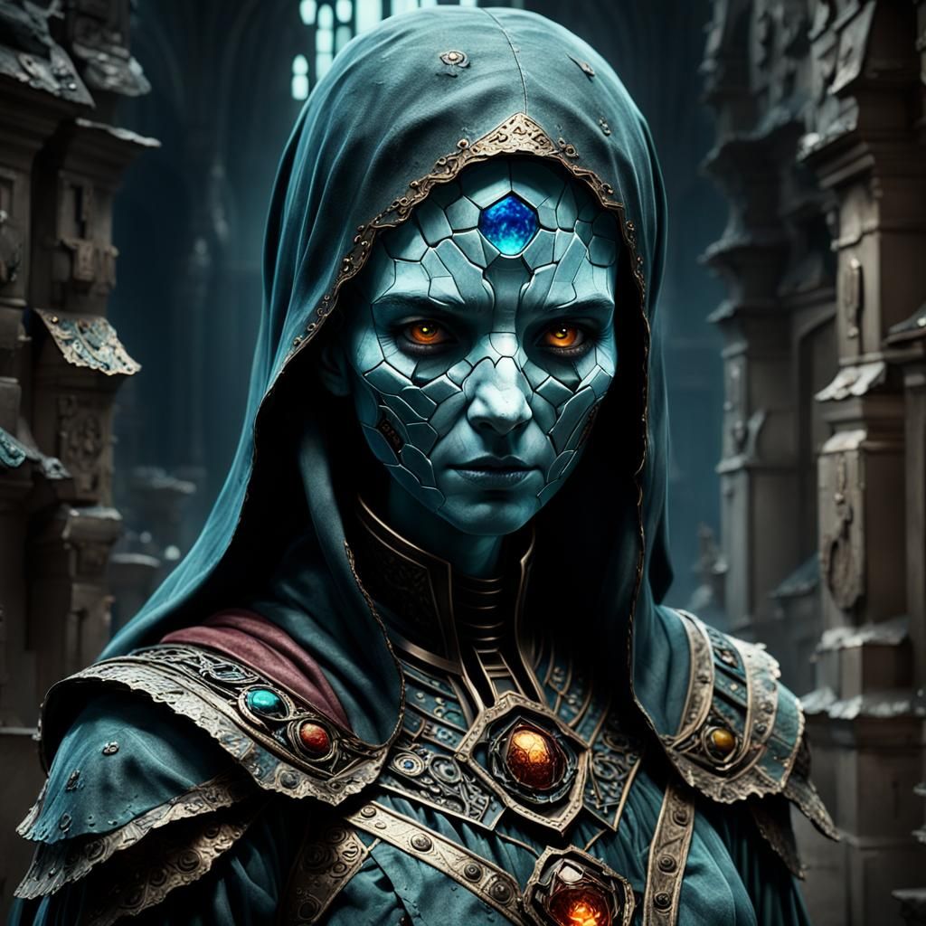 Faceless Portrait: Fragmented Memories in Matte Painting