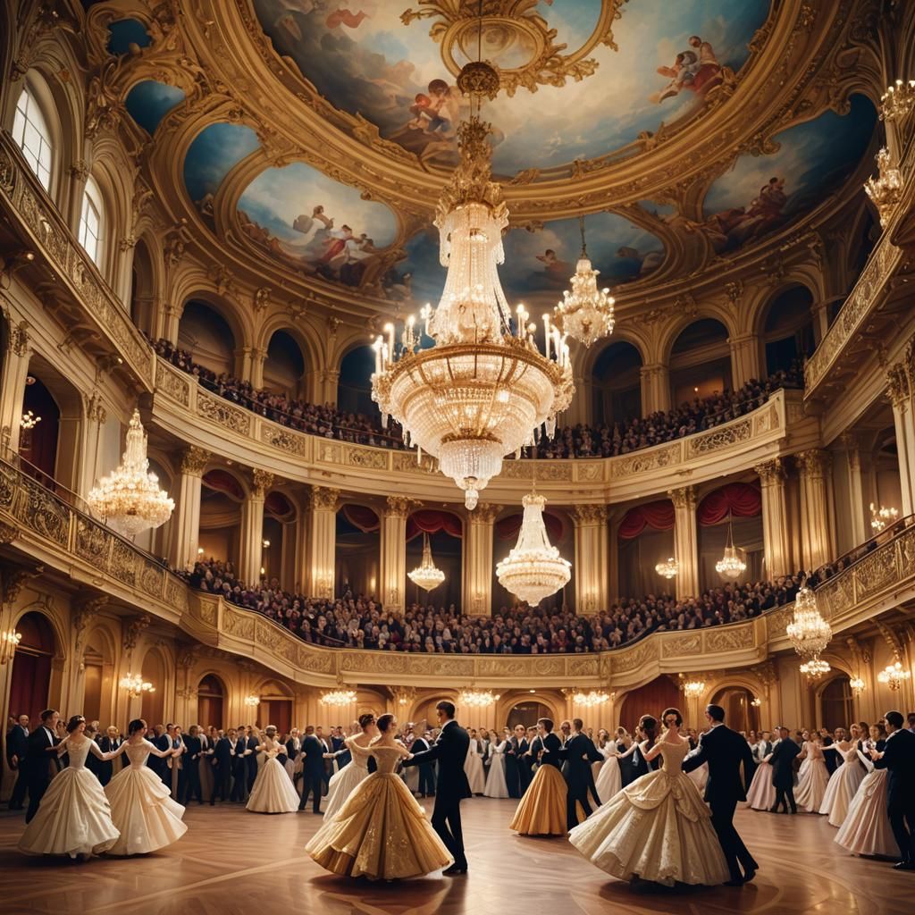 Vienna Opera Waltz in Art Nouveau Style