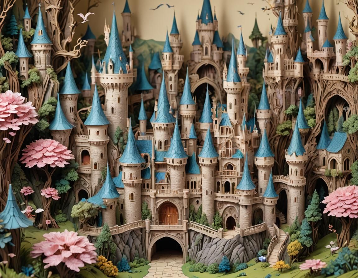 Fairyland Magic Castle in Pop-Up Book