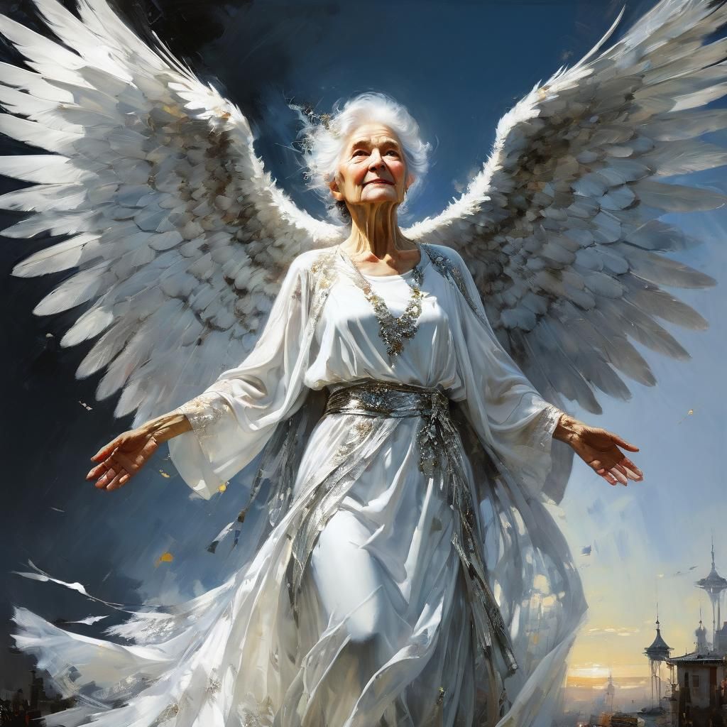 Angel in Heavenly Splendor