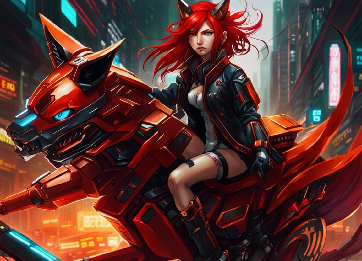 Suzaku on the latest Kyuubi bike