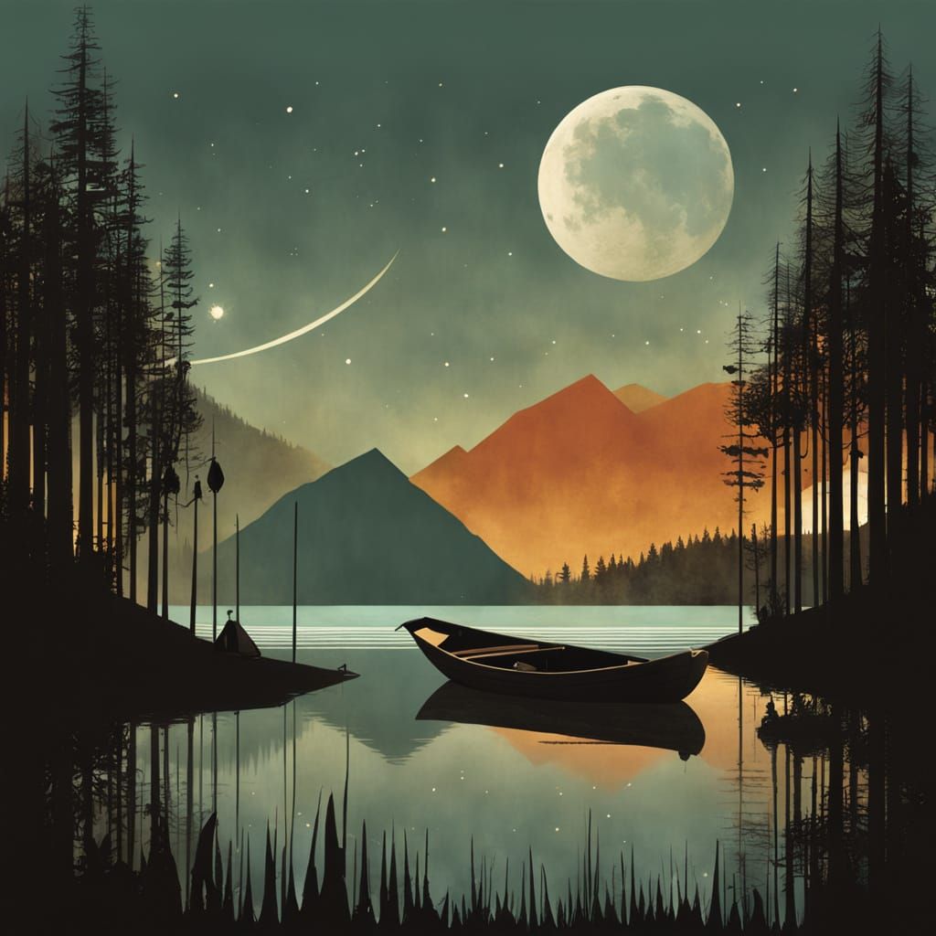 Whimsical Illustration of Ancient Wisdom