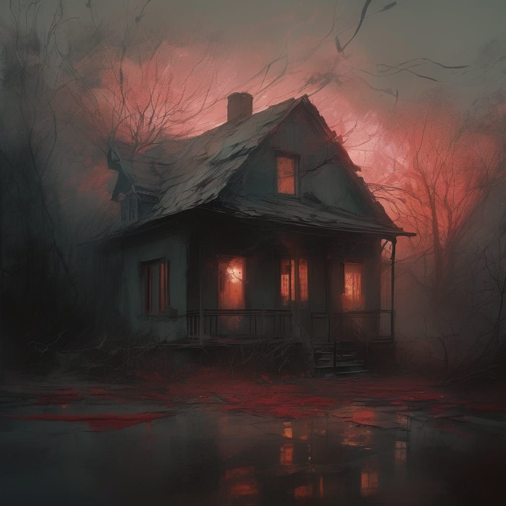 A decrepit house