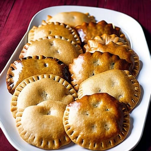 Delicious Pasties on a Platter