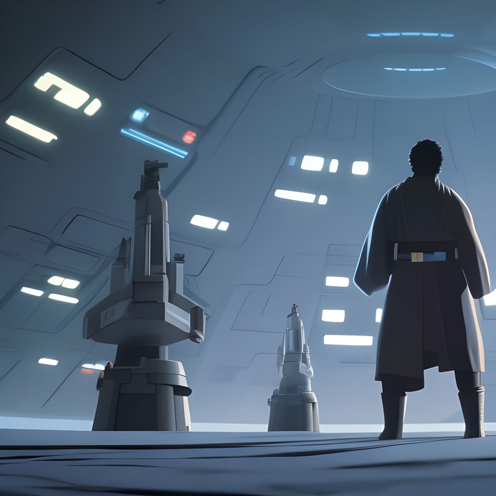 Lando Calrissian in Anime Style