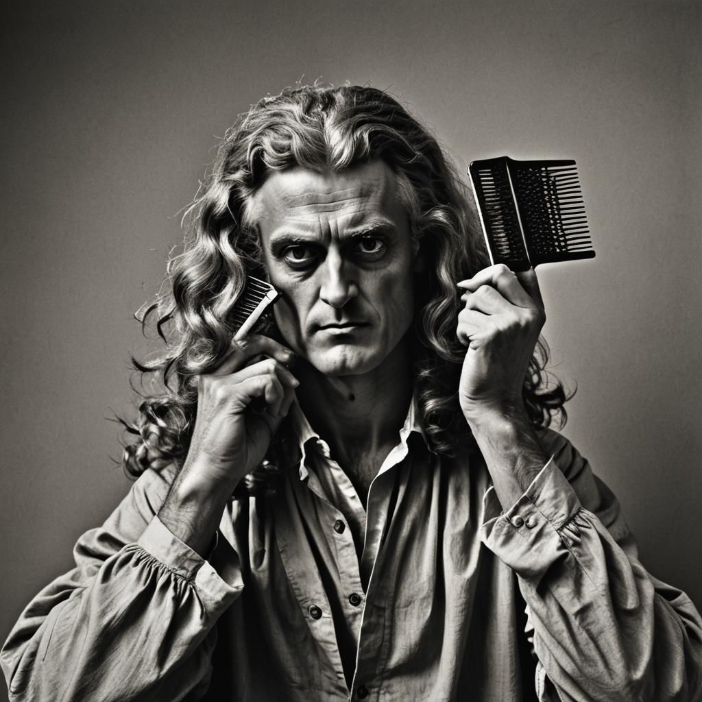Newton Combs Forcefully: Avedon-Inspired Portrait