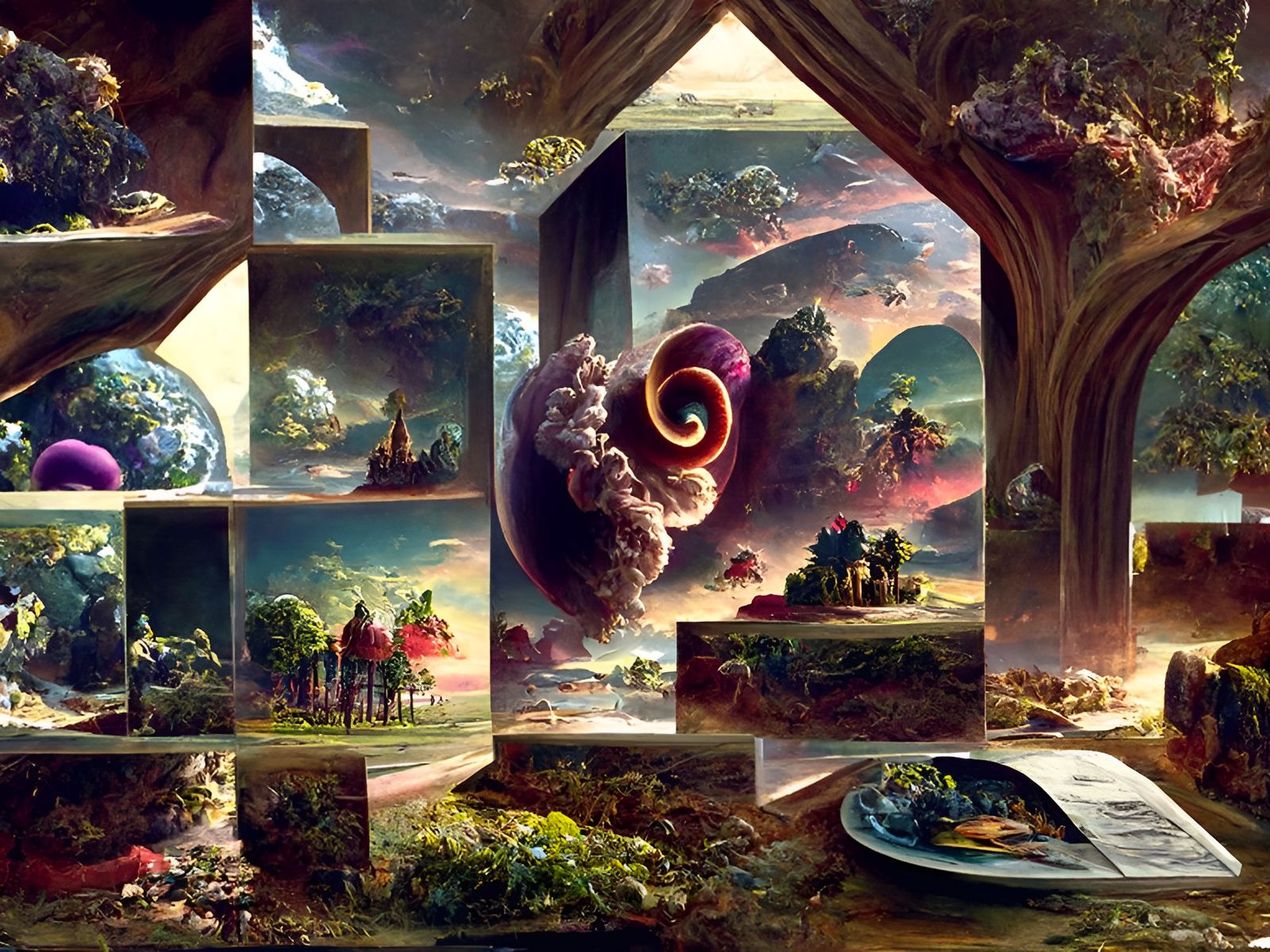 Impossible World: Psychedelic Surrealism in Digital Illustra...