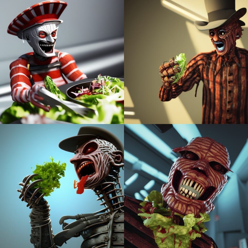 Freddy Krueger Laughing: Sci-Fi Cinematic Salad