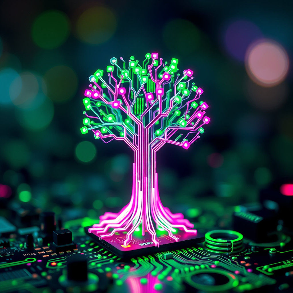 Adorable Circuit-Tree with Holographic Effects