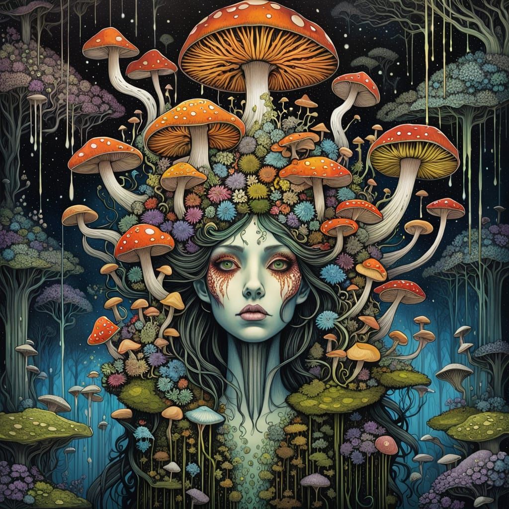 Fungi Girl 18019