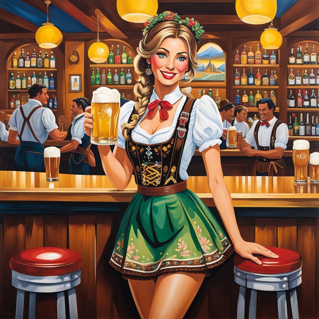 A beautiful 25-year-old American girl with brown, black, and...