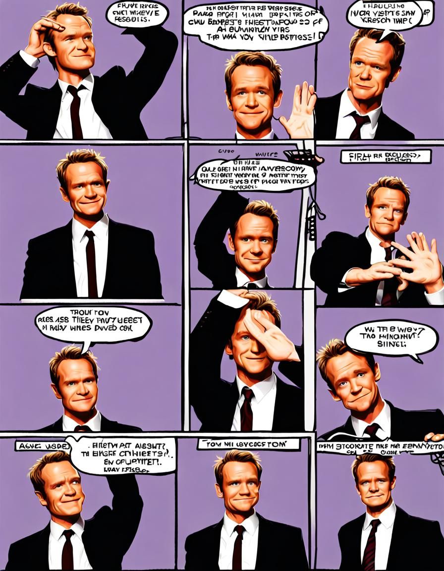Barney Stinson's Enthusiastic High Five Request