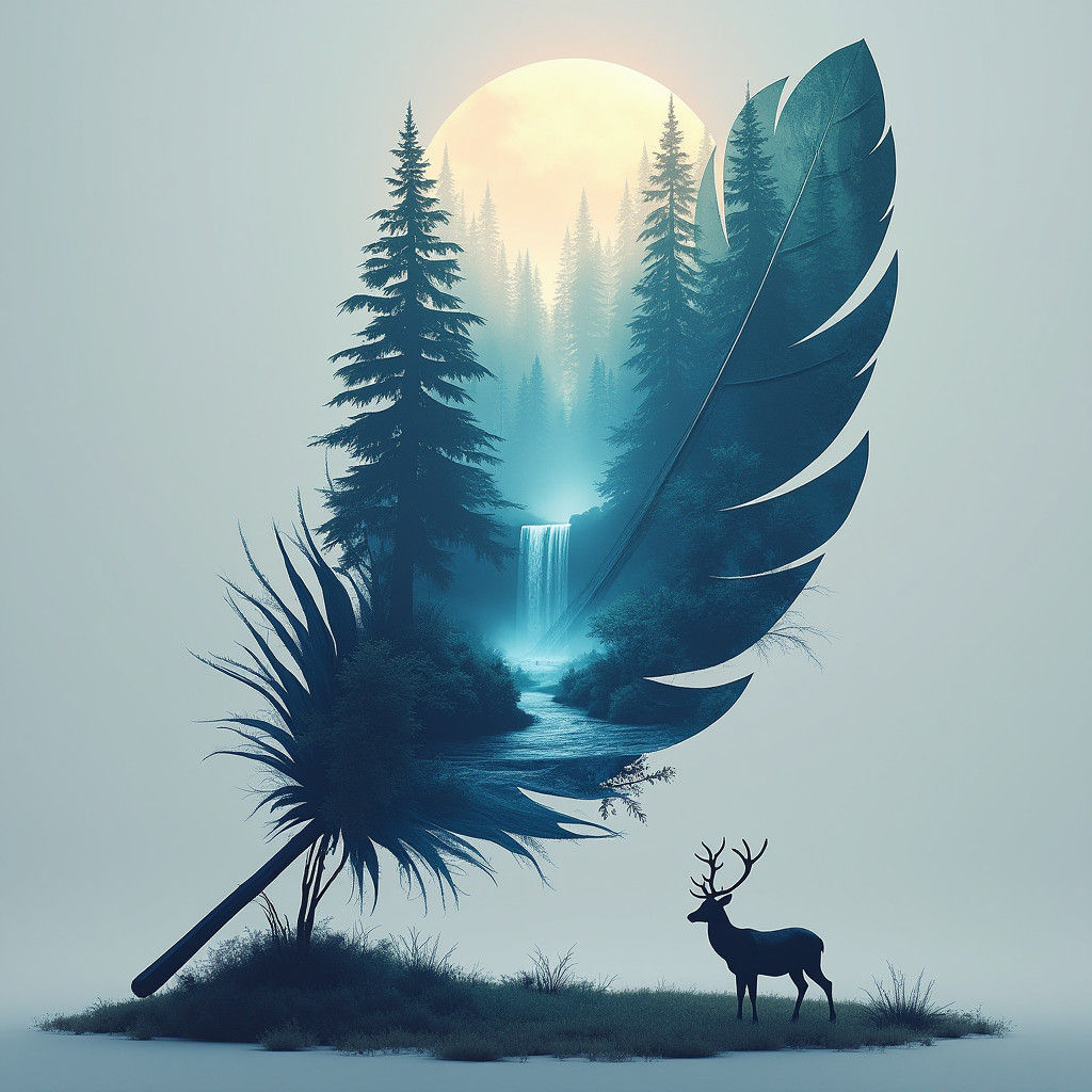 Fantasy Landscape in Feather: 3D Render