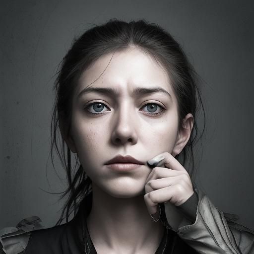 Abstract AI-Generated Image: Inspirationless