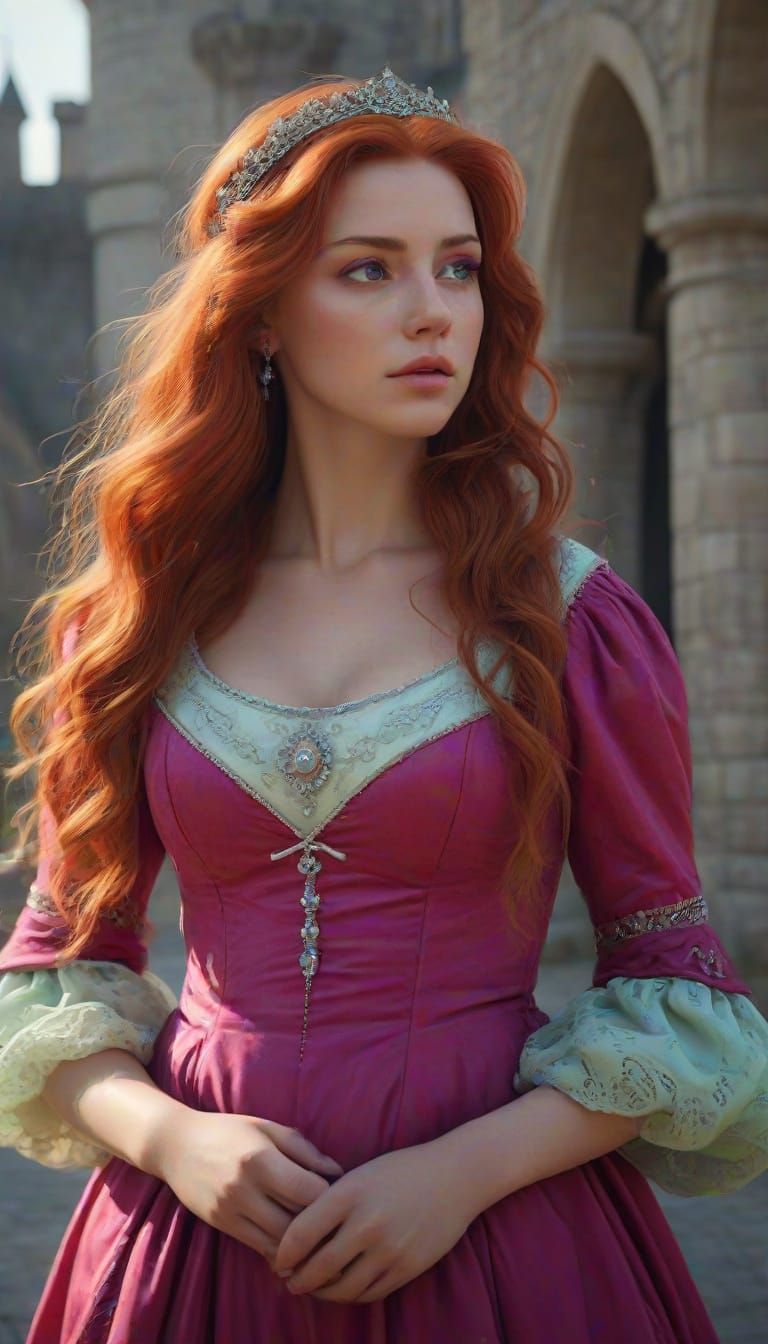 Medieval Princess Anticipates Motherhood in Fanciful Castle ...