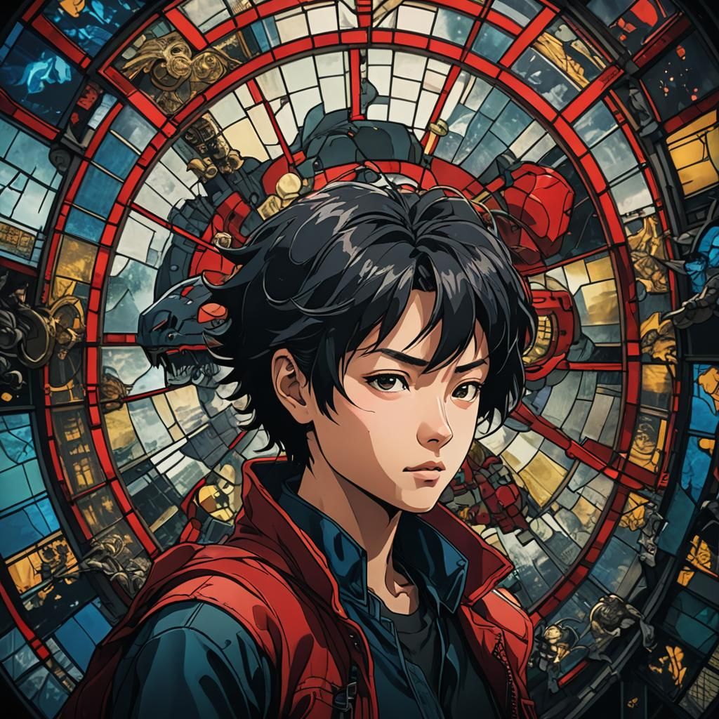 AKIRA Stained Glass