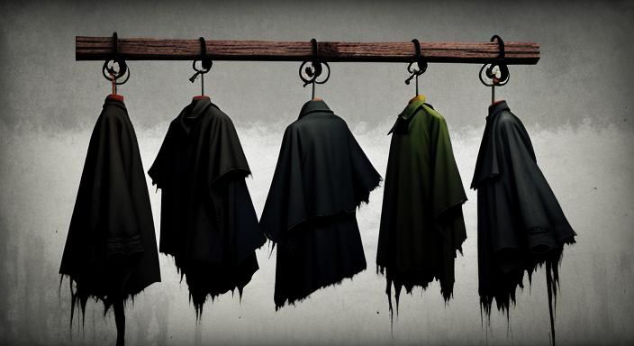 Photorealistic Horror: Figure Hanged on Gallows