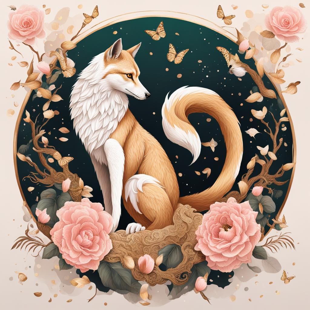 Pink Fox Emoji Image