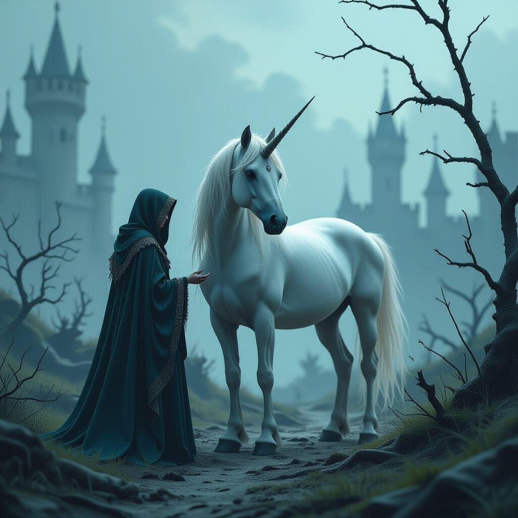 Unicorn Offers Dark Bargain to Withered Kingdom