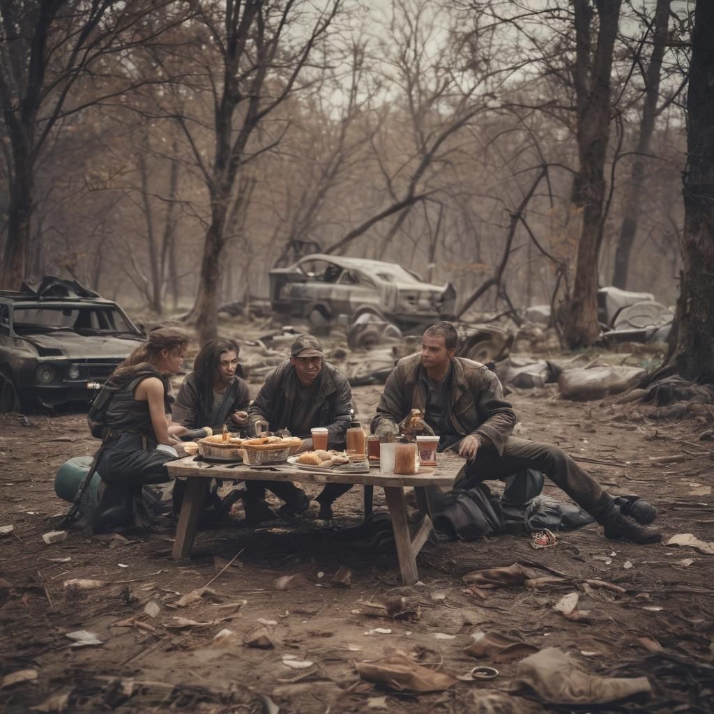 Picnic in the post apocalypse