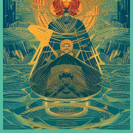 Trinket Mage in Maximalist Comic Book Art