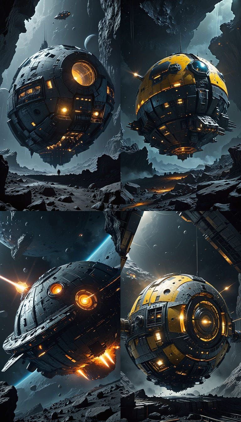 Space Exploration Vessel Finds Solace in Asteroid Haven