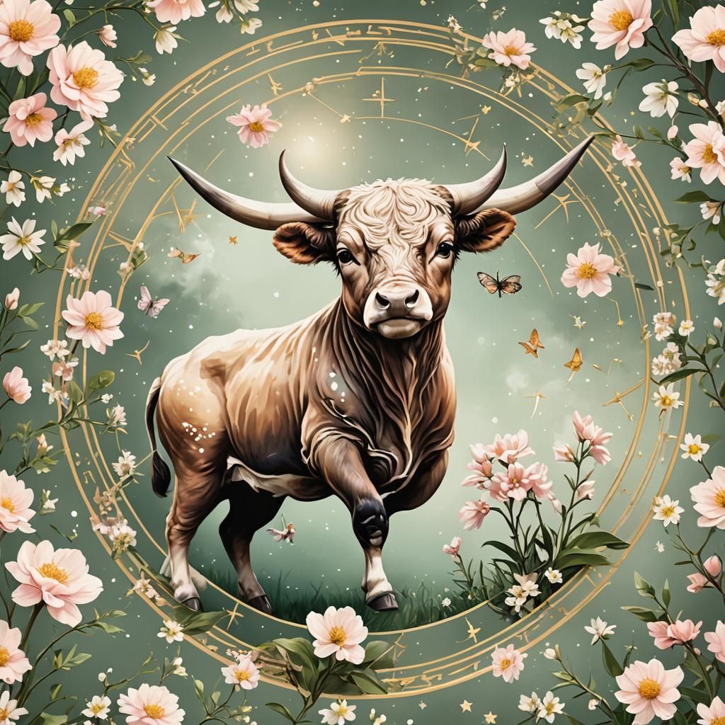 Taurus Baby: Astrological Spring Art