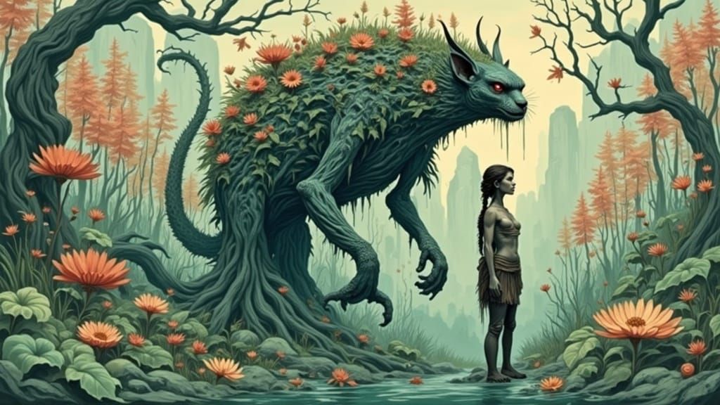 Spirit of the Land in Sacred Beast Style