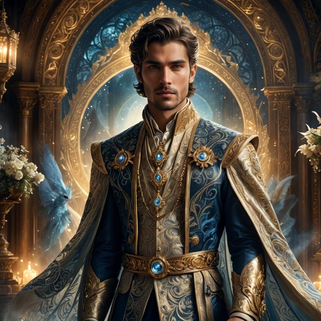 Ethereal Man in Fantasy Concept Art