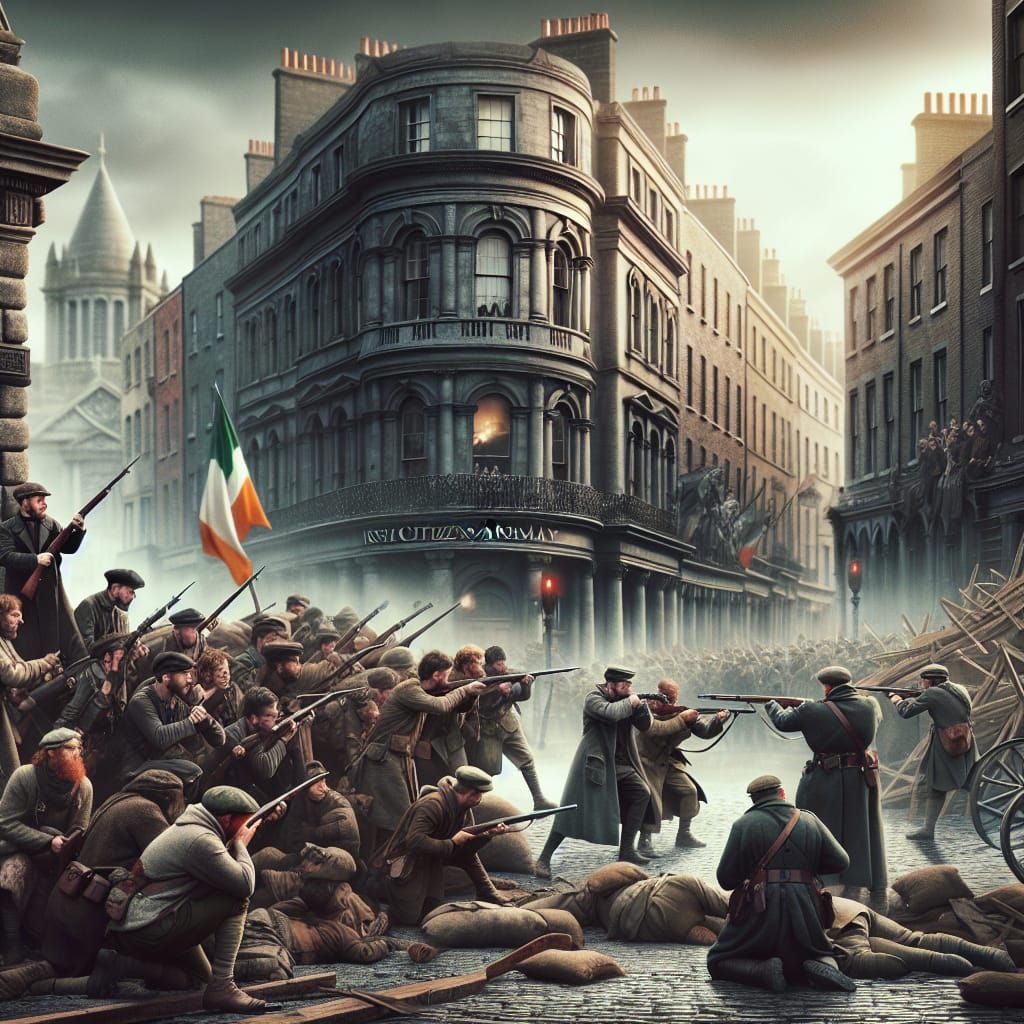 Irish Citizens Army in Dublin, Easter Rising 1916