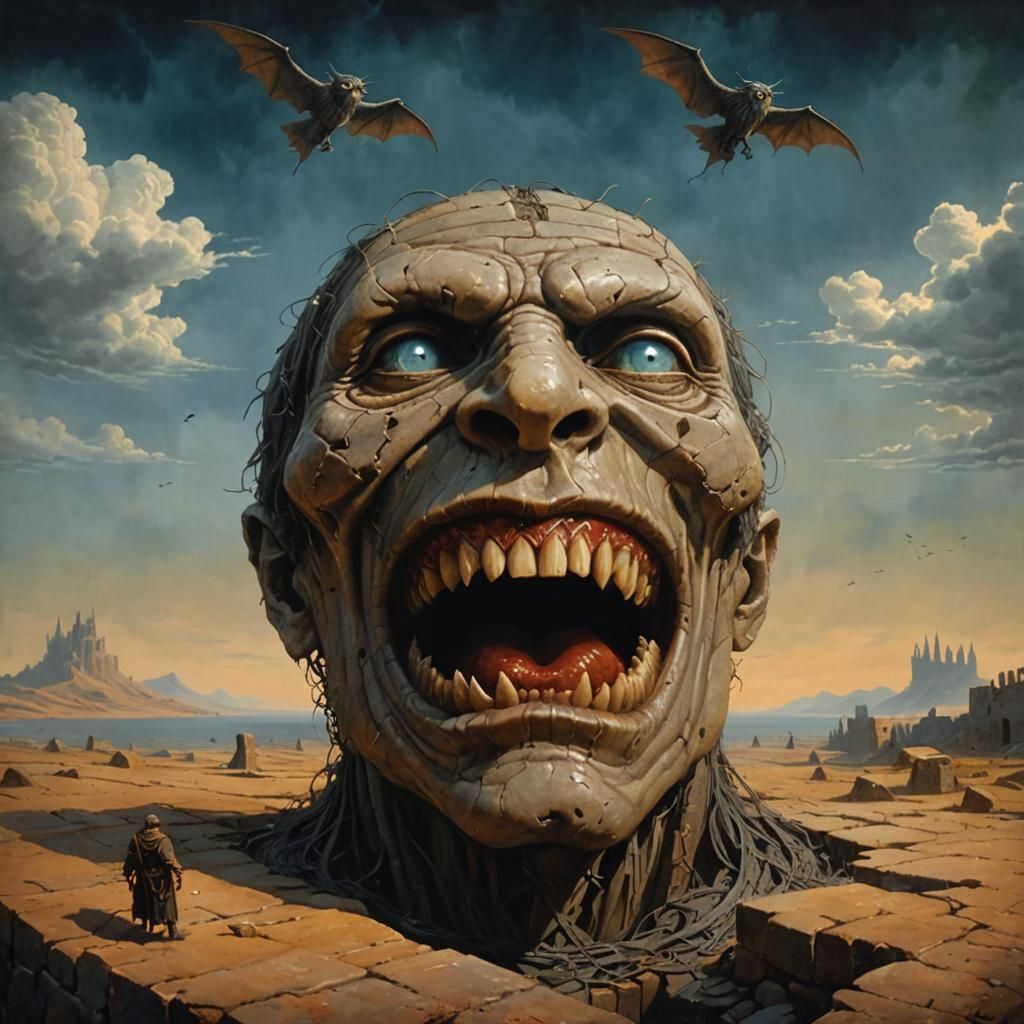 Sinister Sentry in Baroque Underground Structure