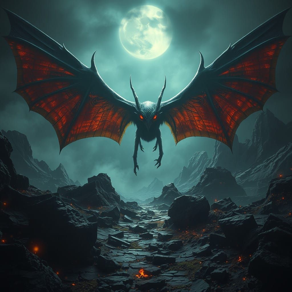 Mothman in Epic Cinematic Realism