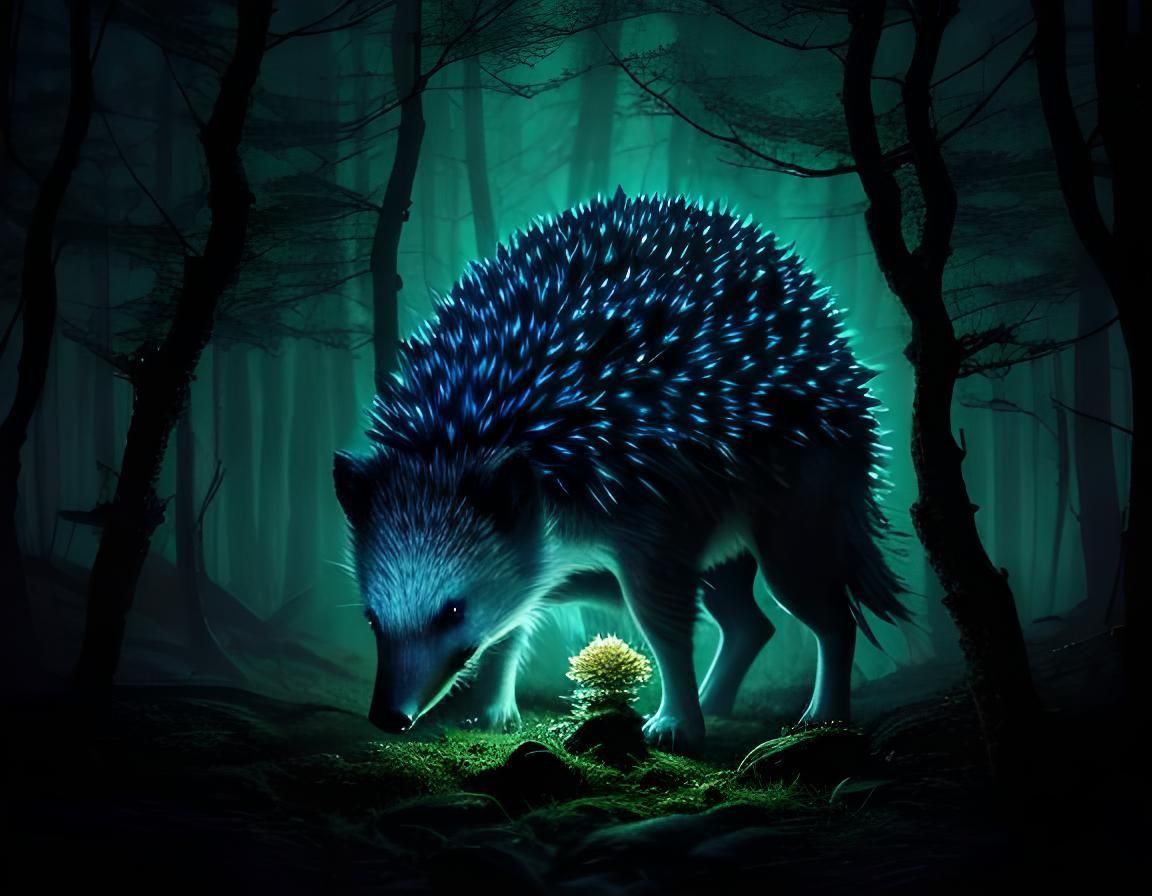 Luminescent hedgehog