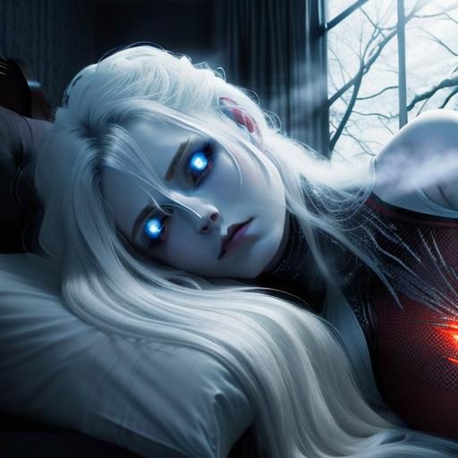 Towa Waking Up: Cinematic Film Still