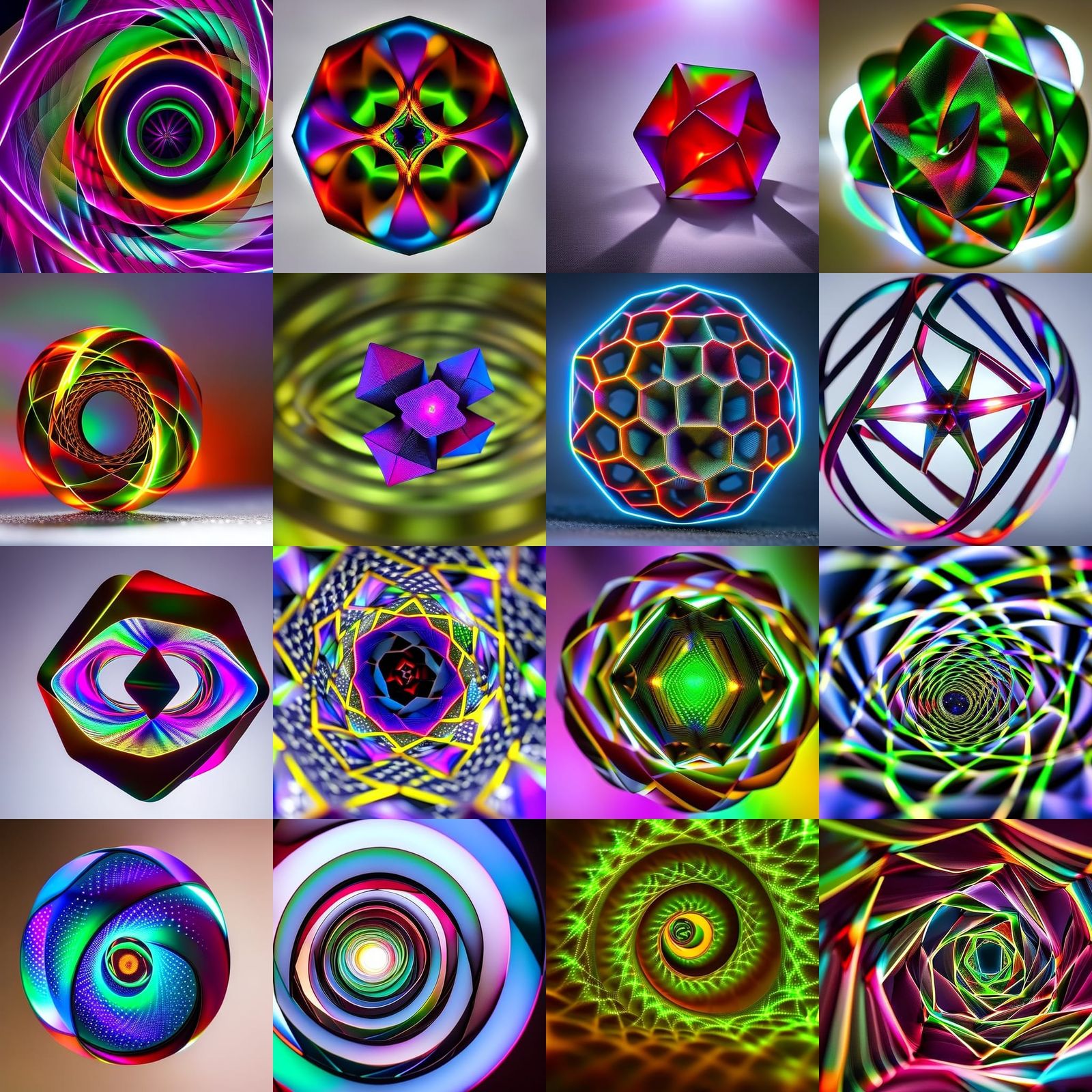Mandelbrot Möbius strip & rhombicosidodecahedron: dynamic li...