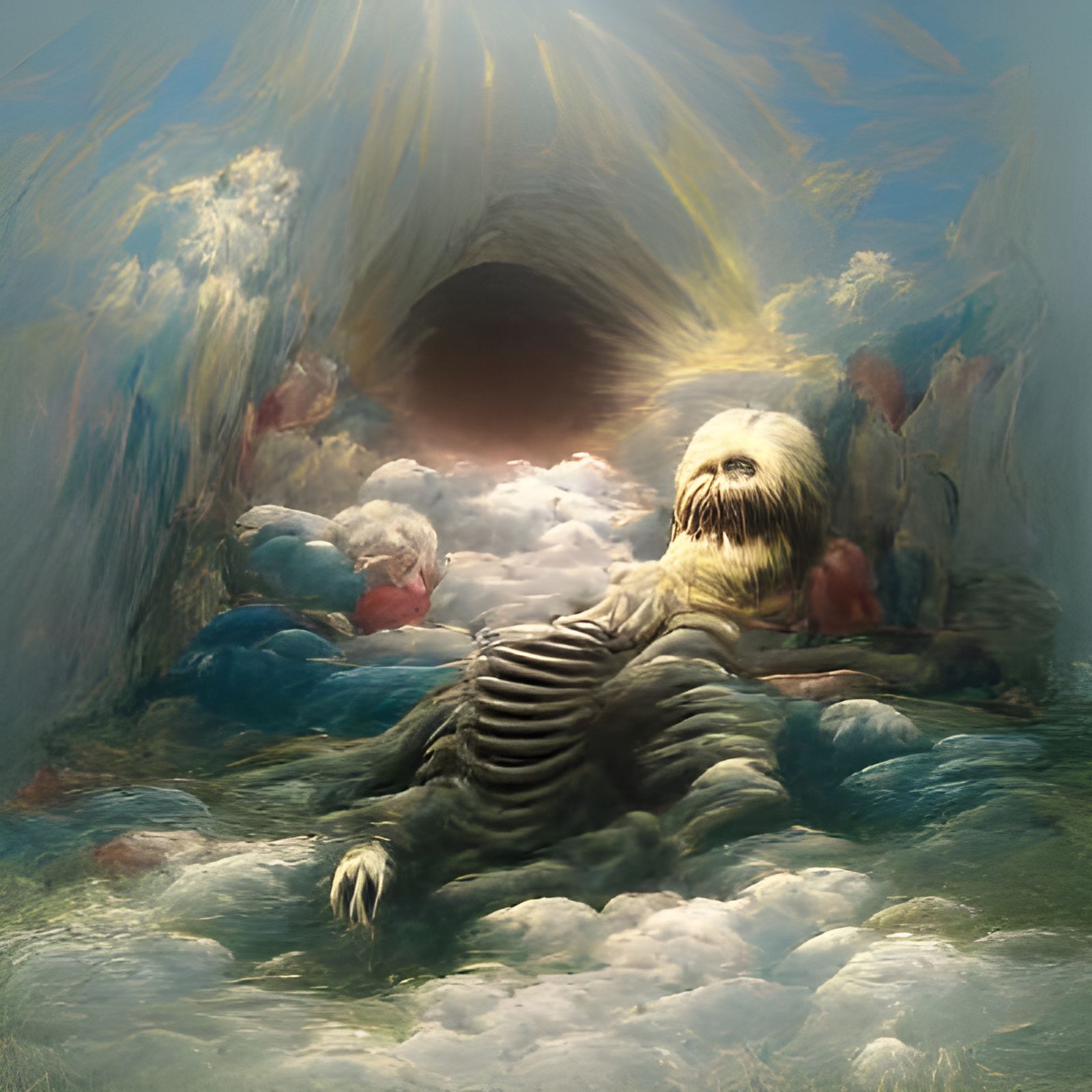 Sinister Gateway with Divine Light