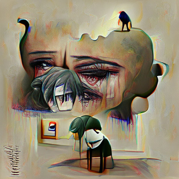 Desolate Landscape Reflecting Inner Turmoil