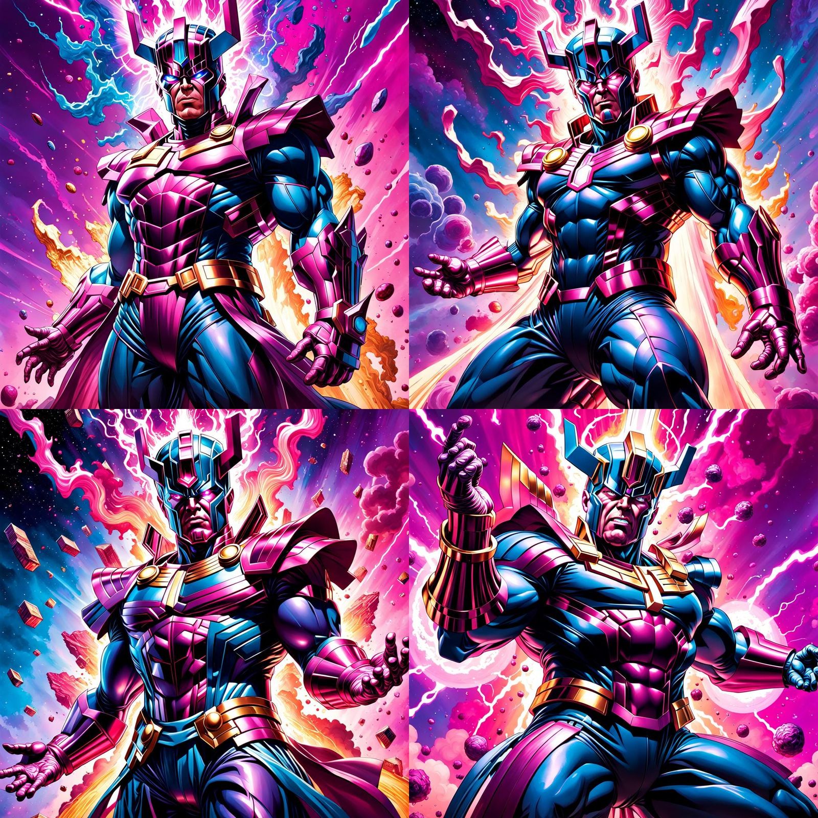 Galactus Portrait: Hyperrealistic Marvel Concept Art